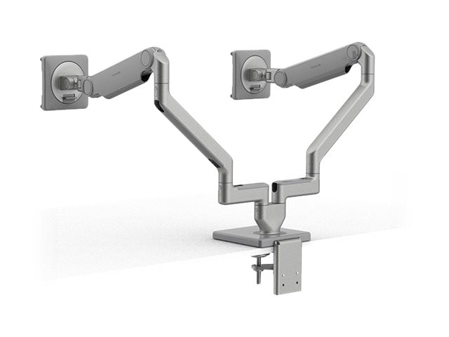 Humanscale M2.1 - mounting kit - adjustable arm - silver with gray trim