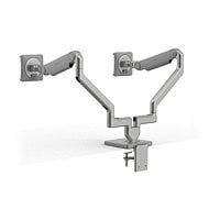 Humanscale M2.1 - mounting kit - adjustable arm - silver with gray trim