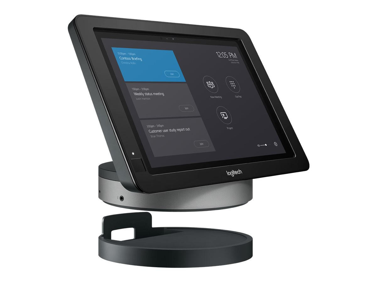 Logitech SmartDock Base Bundle with Flex - video conferencing kit - with Logitech SmartDock Flex Base and Flex Extender