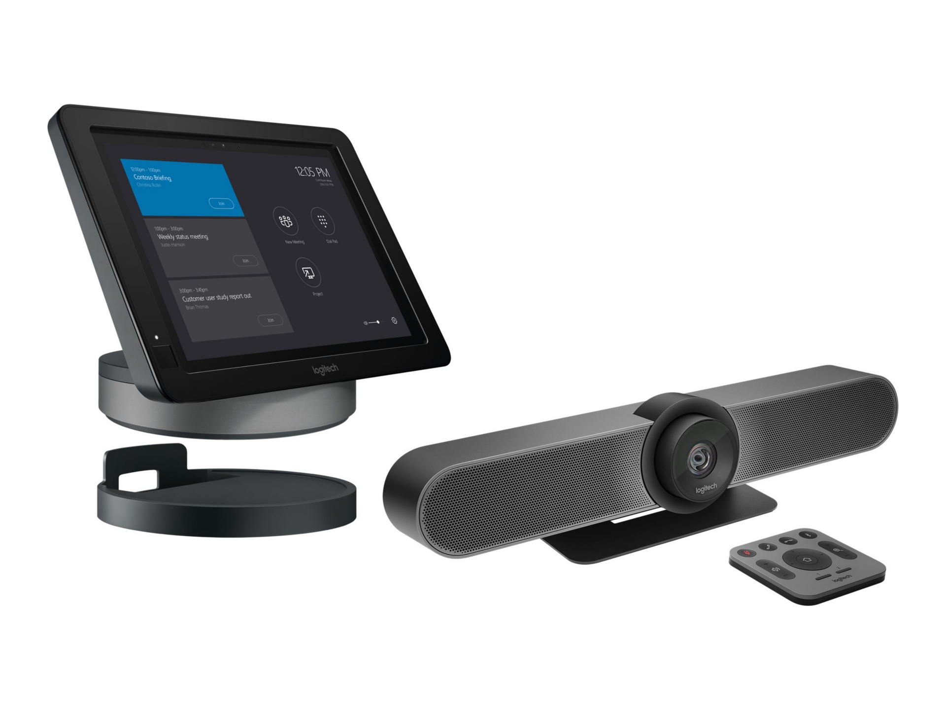 Logitech SmartDock Huddle Room Bundle - MeetUp and Flex - video conferencing kit