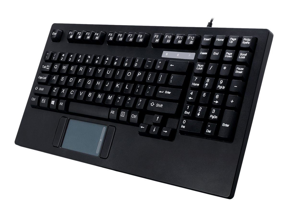 Adesso Touchpad Keyboard with Rackmount