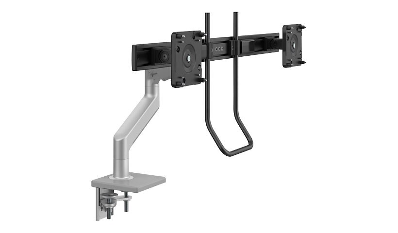 Humanscale M10 Monitor Arm with Dual Clamp Mount - Silver