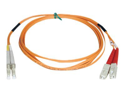 Tripp Lite 3M Duplex Multimode Fiber 50/125 Patch Cable LC/SC 10ft