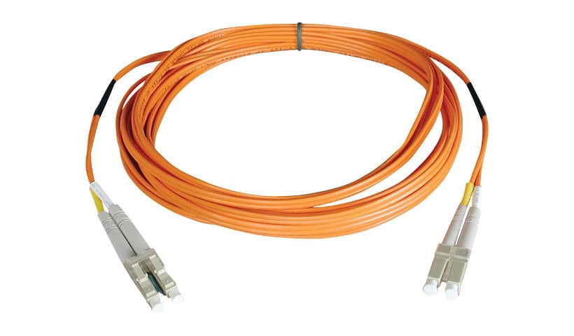 Eaton Tripp Lite Series Duplex Multimode 50/125 Fiber Patch Cable (LC/LC), 3M (10 ft.) - patch cable - 3 m - orange
