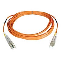 Eaton Tripp Lite Series Duplex Multimode 50/125 Fiber Patch Cable (LC/LC), 3M (10 ft.) - patch cable - 3 m - orange