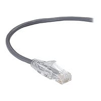 Black Box Slim-Net patch cable - 15 ft - gray