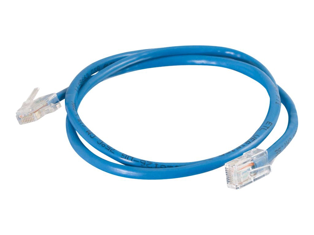 C2G Cat5e Non-Booted Unshielded (UTP) Network Patch Cable - patch cable - 25 ft - blue