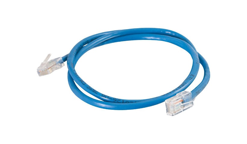 C2G 25ft Cat5e Non-Booted Unshielded (UTP) Ethernet Cable - Cat5e Network Patch Cable - PoE - Blue