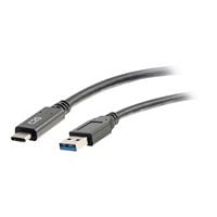C2G Câble USB C vers USB A de 0,9 m - USB 3.2 - 5 Gbit/s - M/M - Câble USB de type-C - USB type A pour 24 pin USB-C - 91.4 cm