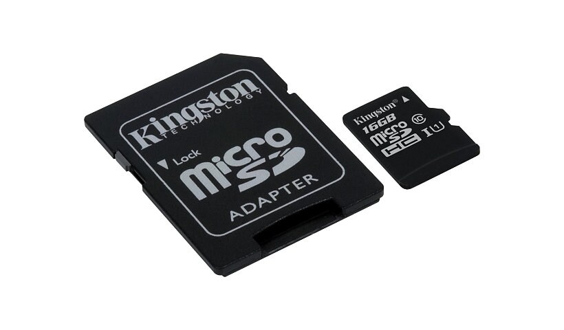 Kingston Canvas Select - carte mémoire flash - 16 Go - microSDHC UHS-I