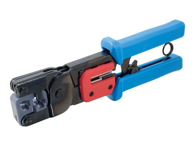 C2G RJ11 and RJ45 Crimping Tool with Cable Stripper