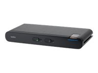 Belkin Universal Secure Dual-Head - KVM / audio switch - 2 ports - TAA Comp
