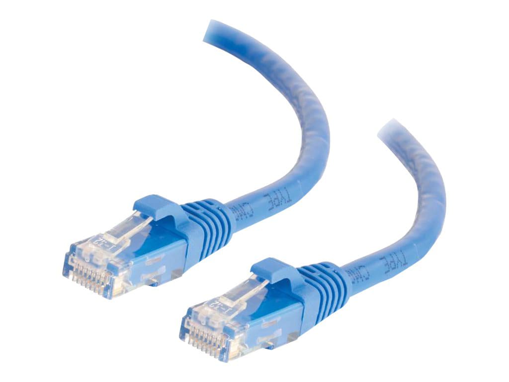 C2G 10ft Cat6 Cable - Snagless Unshielded (UTP) Ethernet Cable - PoE - Blue