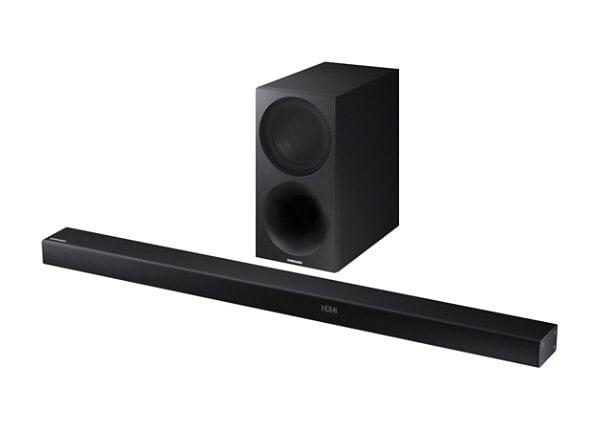 Samsung HW-M550 - sound bar system - for home theater - wireless