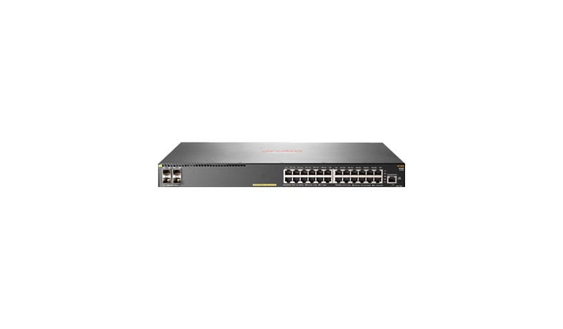 HPE Aruba 2930F 24G PoE+ 4SFP+ - switch - 24 ports - managed - rack-mountable