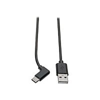 Tripp Lite USB 2.0 Hi-Speed Cable A to USB Type C USB C M/M Right-Angle 6ft