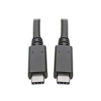 Eaton Tripp Lite Series USB-C Cable (M/M) - USB 3.2, Gen 1 (5 Gbps), USB-IF certified, Thunderbolt 3 Compatible, 6 ft.