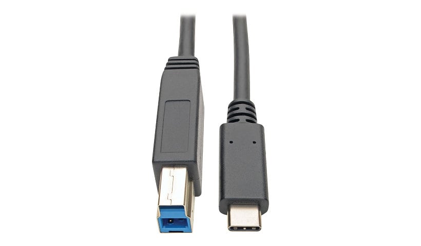 Tripp Lite USB Type-C to USB Type-B Cable - 5 Gbps, USB-C (3.1) to USB-B (3.0), M/M, Thunderbolt 3, 6 ft. - USB-C cable