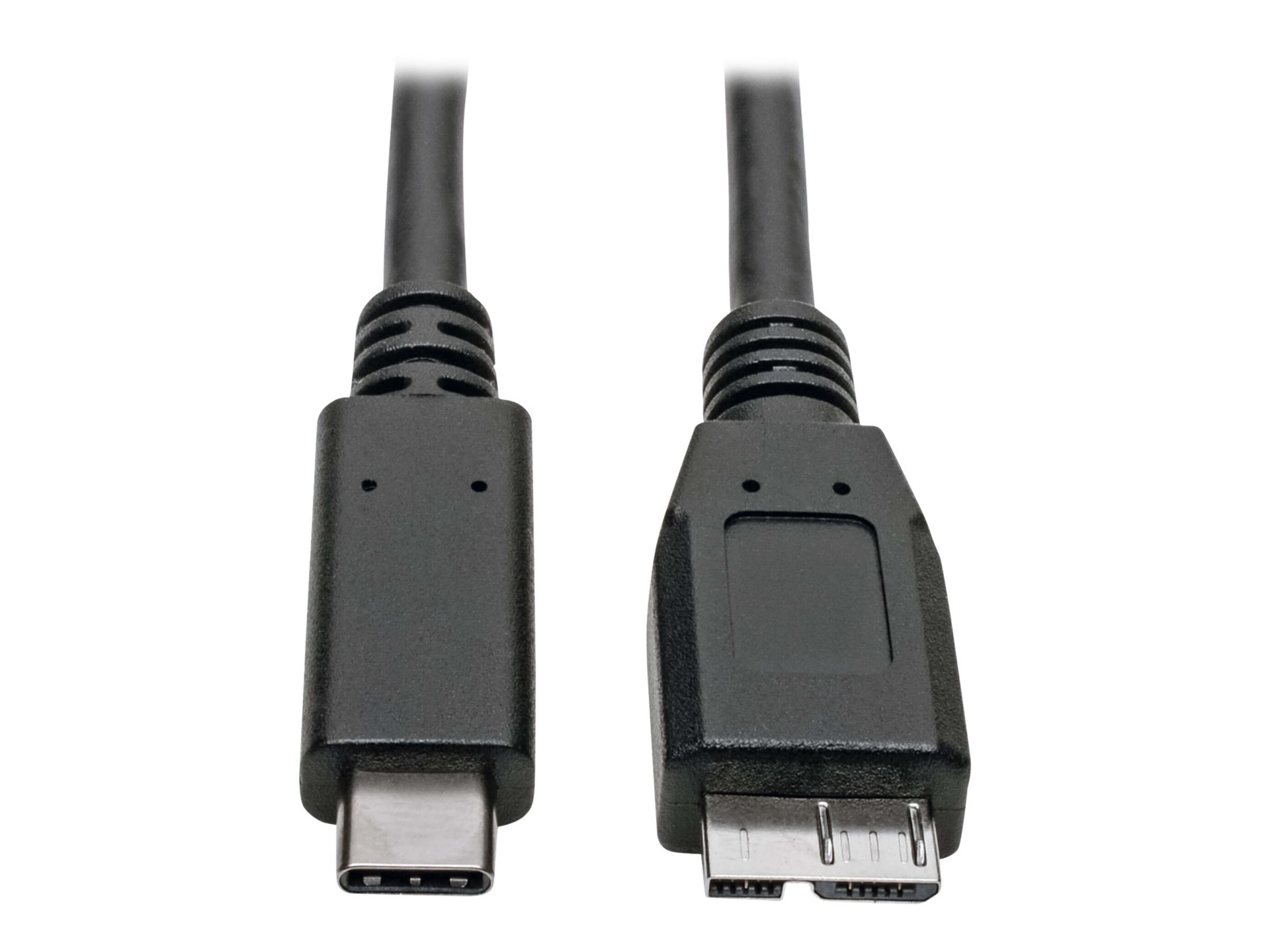 Tripp Lite USB C to USB Micro-B Cable 3.1 Gen 1, 5 Gbps USB Type C M/M 6ft - USB-C cable - 24 pin USB-C to Micro-USB
