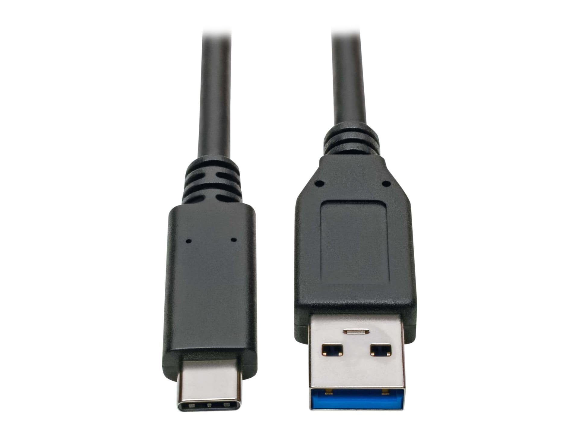 Eaton Tripp Lite Series USB-C to USB-A Cable (M/M), USB 3.2 Gen 2 (10 Gbps), USB-IF Certified, Thunderbolt 3 Compatible,