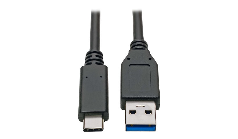 Eaton Tripp Lite Series USB-C to USB-A Cable (M/M), USB 3.2 Gen 2 (10 Gbps), USB-IF Certified, Thunderbolt 3 Compatible,