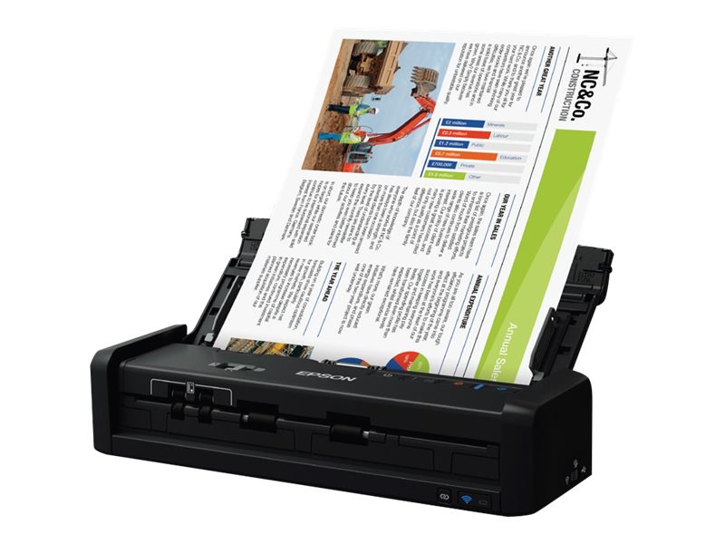 Epson WorkForce ES-300W - document scanner - portable - USB 3.0, Wi-Fi(n)