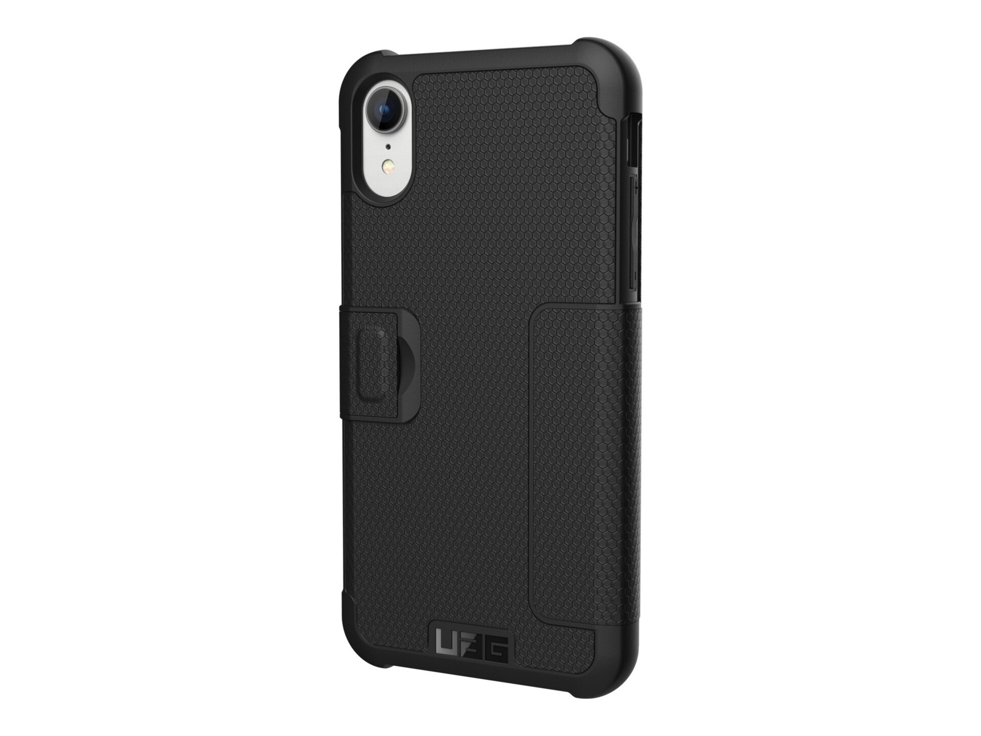 UAG Rugged Folio Case for iPhone XR [6.1-inch screen] - Metropolis Black -
