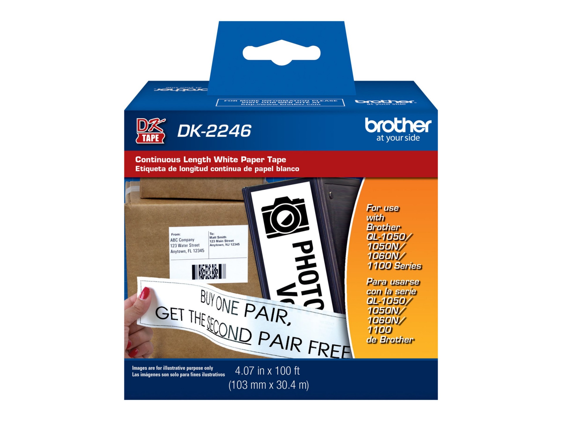 Brother DK-2246 - continuous tape - 1 roll(s) -
