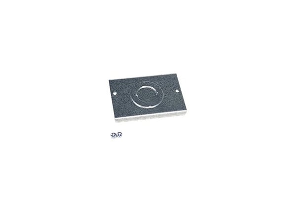 Wiremold Evolution Series Knockout Plate - in-floor box cover