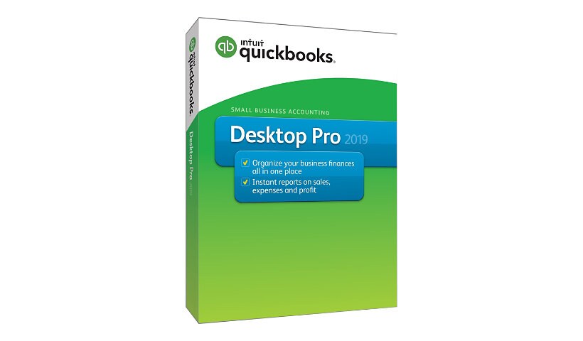 QuickBooks Desktop Pro 2019 - version boîte - 1 utilisateur