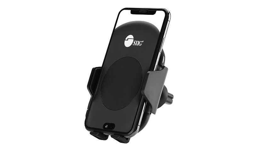 SIIG Auto-Clamping Wireless Car Charger Mount/Stand car wireless charging holder - 10 Watt