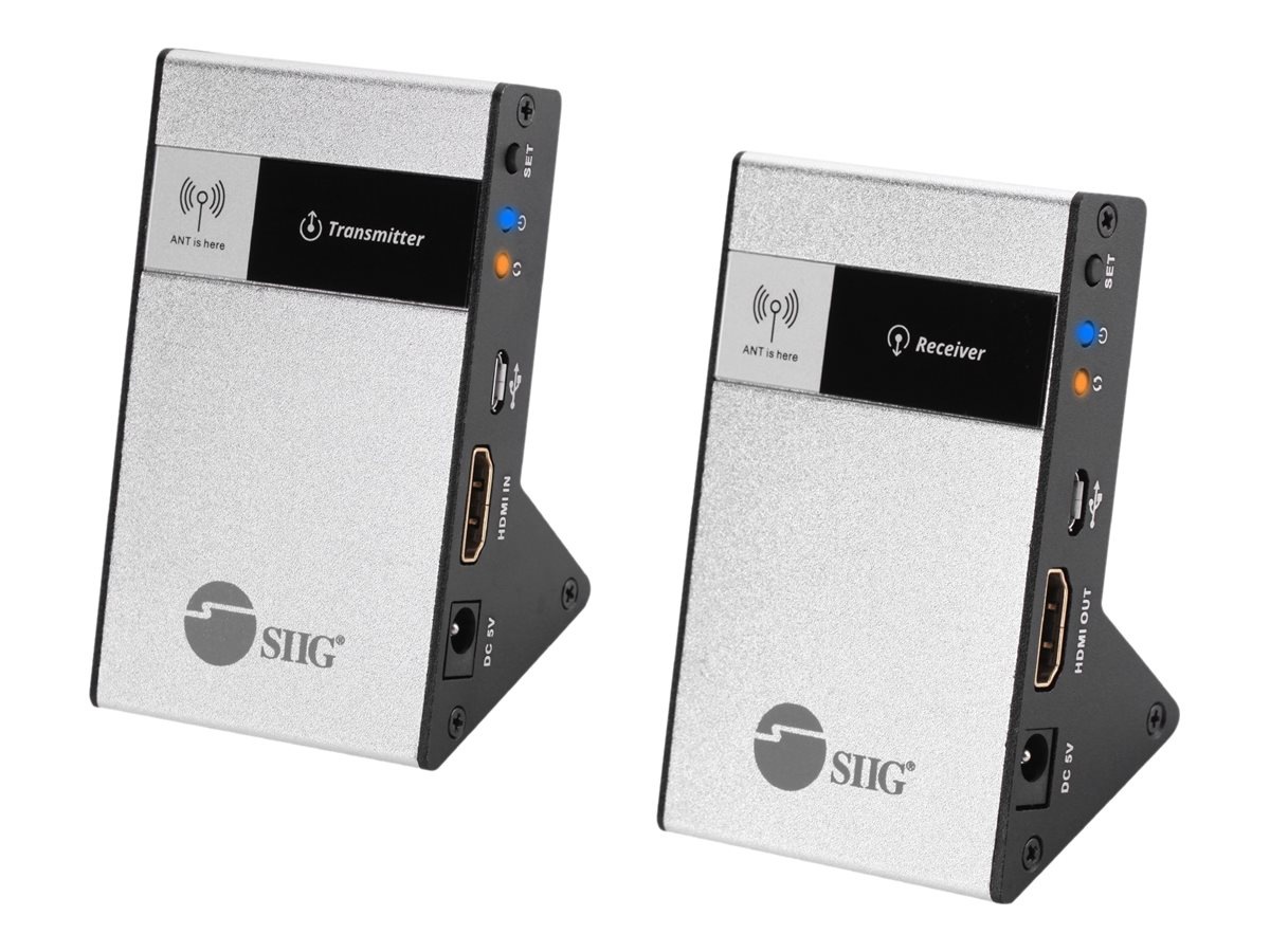 SIIG 4K HDMI Wireless Extender Kit - wireless video/audio extender - HDMI