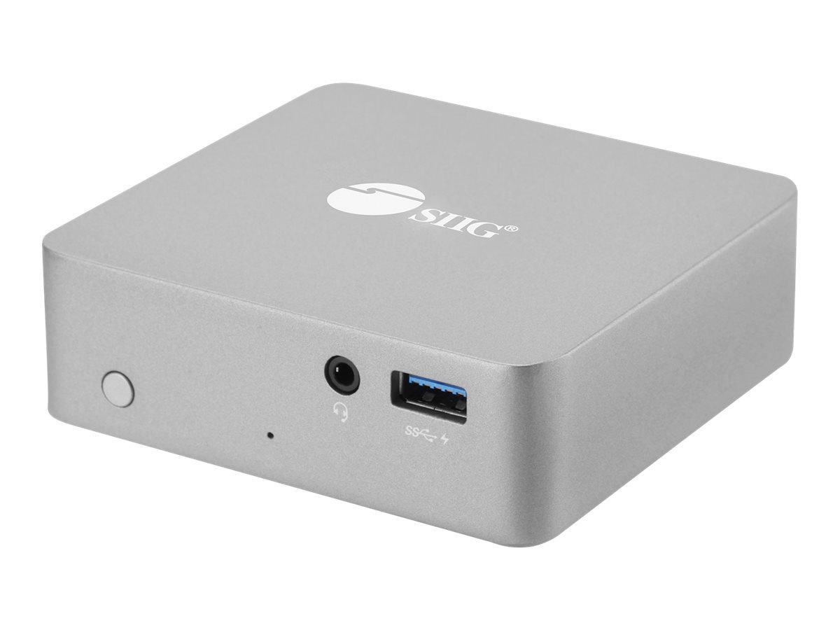 SIIG USB-C Mini Docking Station with PD - docking station - HDMI
