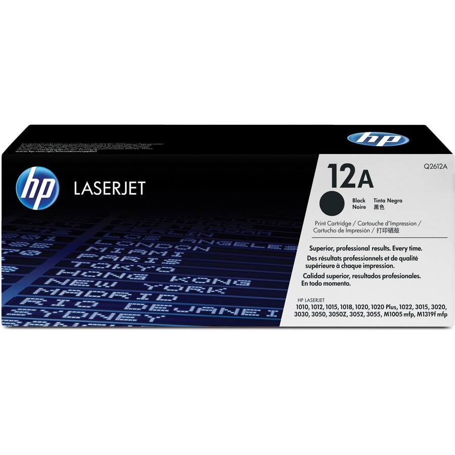 HP 12A Black Toner Cartridge