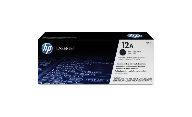 HP 12A (Q2612A) Original Standard Yield Laser Toner Cartridge 