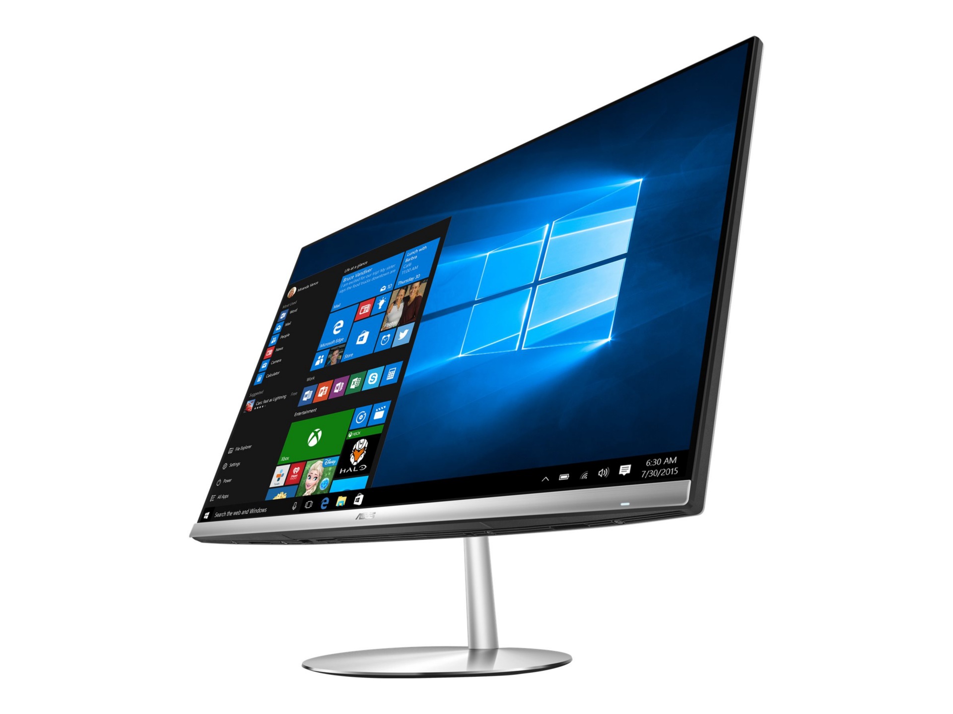Asus Zen AiO ZN242GD - all-in-one - Core i7 8750H 2.2 GHz - 8 GB - SSD 128
