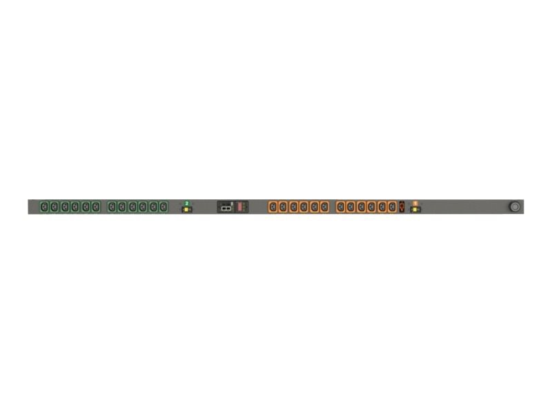 Geist Switched Outlet Level Monitoring EC MNU3EGB1-24L138-3TL6A0A10-S - power distribution unit - 4.9 kW