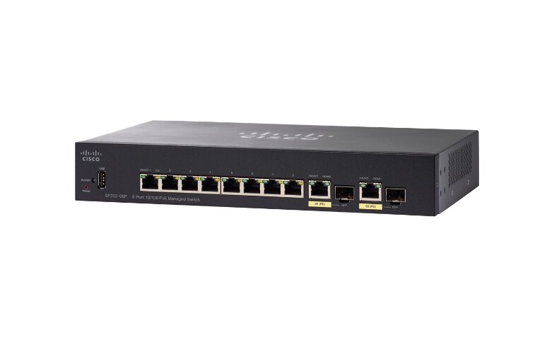 Cisco Small Business SF352-08P - switch - 8 ports - managed