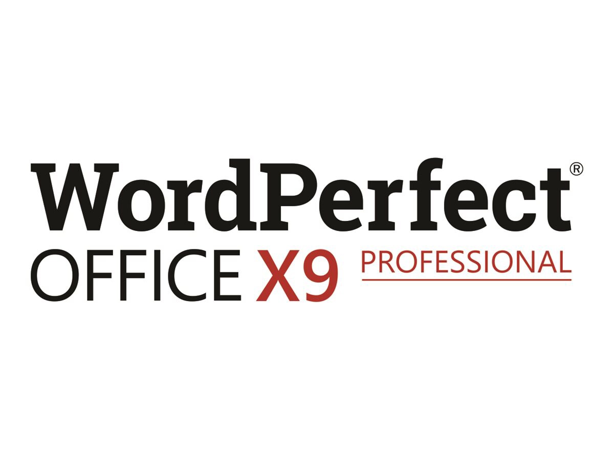 WordPerfect Office X9 Professional Edition - license - 1 user