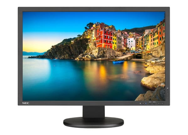 NEC MultiSync P243W-BK-SV - LED monitor - 24" - with SpectraViewII Color Calibration Kit