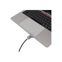 Compulocks Ledge Lock Adaptor for MacBook Pro 13" M1 & M2 with Keyed Cable Lock - security slot lock adapter