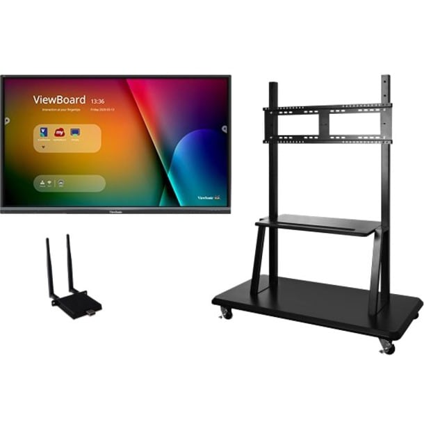 ViewSonic IFP6550-E2 - 65" ViewBoard 4K HD Interactive Flat Panel Bundle