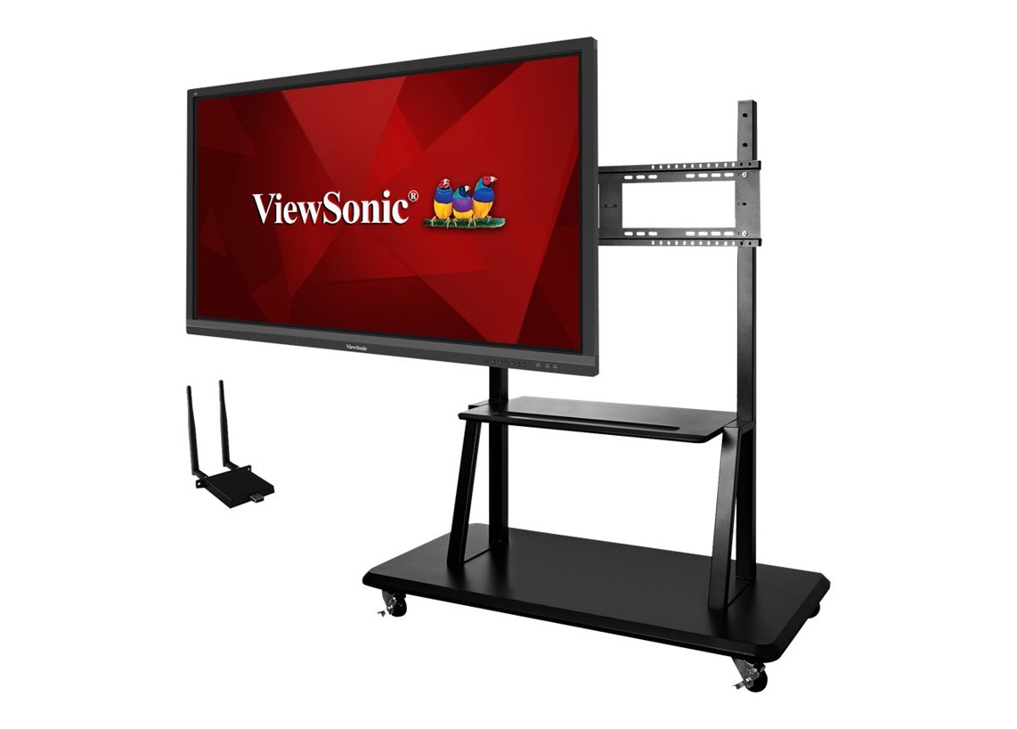 Thumbnail 3 of 12 for ViewSonic ViewBoard IFP6550-E2 - 4K Interactive Display with WiFi Adapter and Mobile Trolley Cart - 350 cd/m2 - 65"