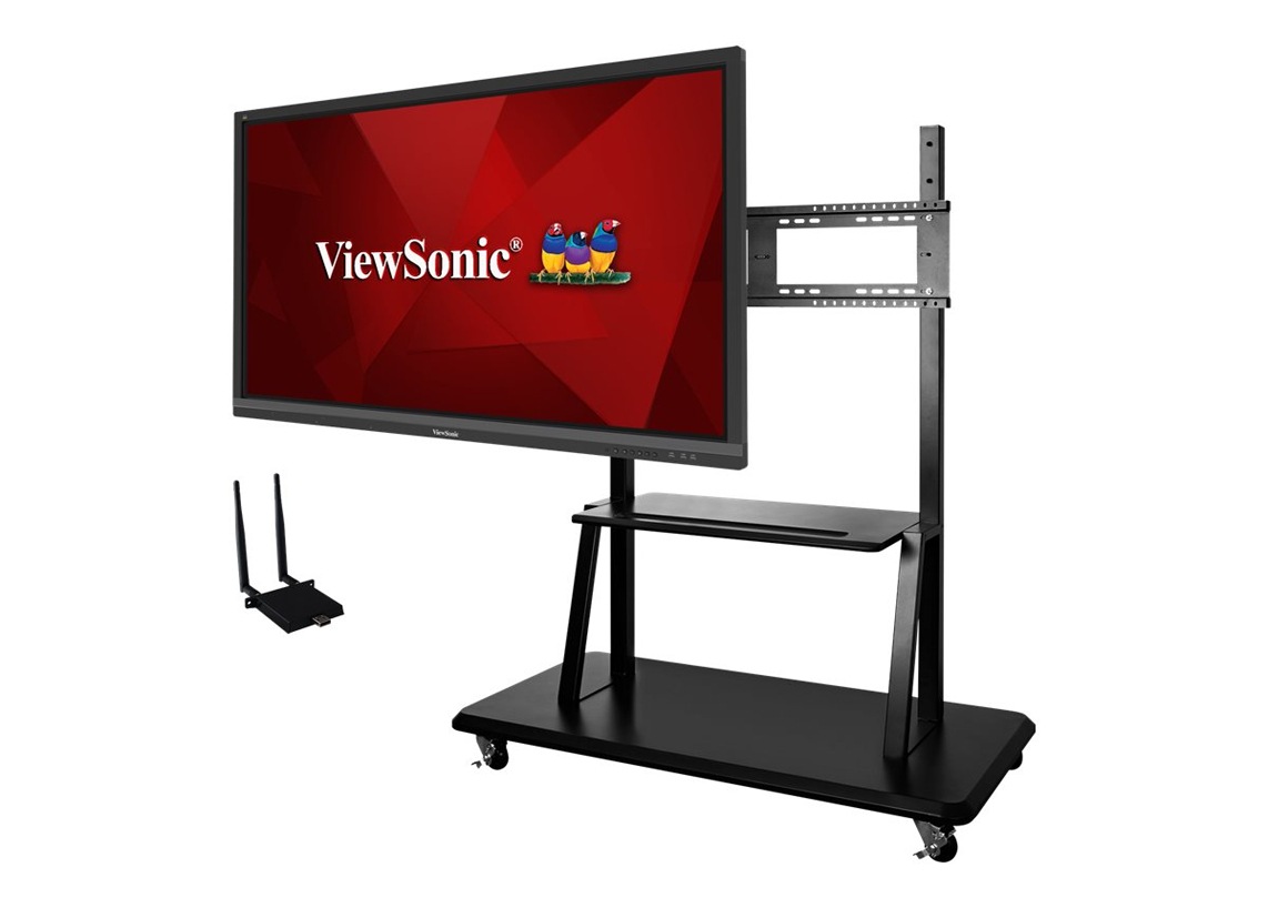 Thumbnail 5 of 12 for ViewSonic ViewBoard IFP6550-E2 - 4K Interactive Display with WiFi Adapter and Mobile Trolley Cart - 350 cd/m2 - 65"