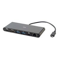 C2G USB C Docking Station - USB C to 4K HDMI, Ethernet and USB 3.0 - dockin