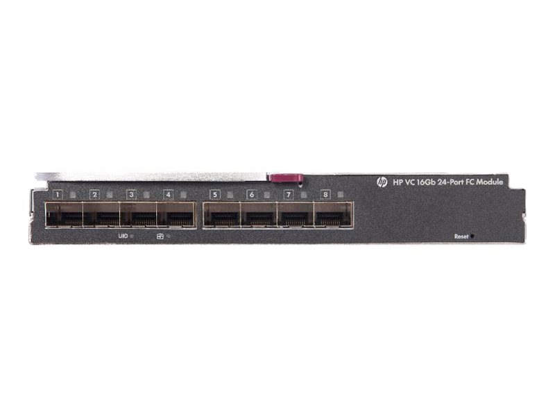 HPE Virtual Connect 16Gb 24-Port Fibre Channel Module for c-Class BladeSystem - switch - 24 ports - plug-in module