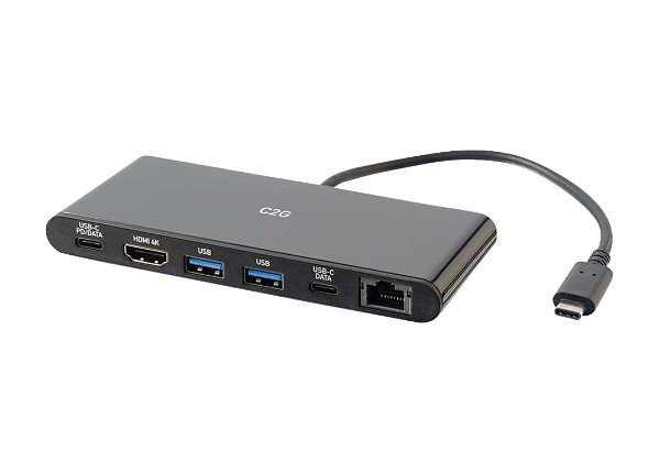 embargo administration At øge C2G USB C Docking Station with HDMI, Ethernet, and USB - Power Delivery up  to 60W - 28845 - Docking Stations & Port Replicators - CDW.com