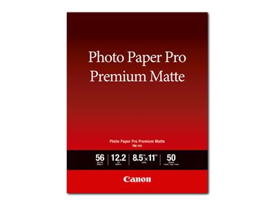 Canon Pro Premium PM-101 - photo paper - smooth matte - 50 sheet(s) - 8.5 i