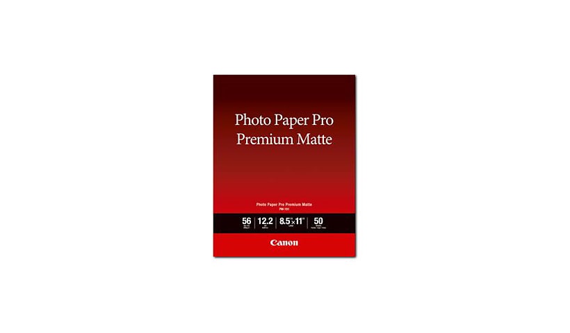 Canon Pro Premium PM-101 - photo paper - smooth matte - 50 sheet(s) - 8.5 i