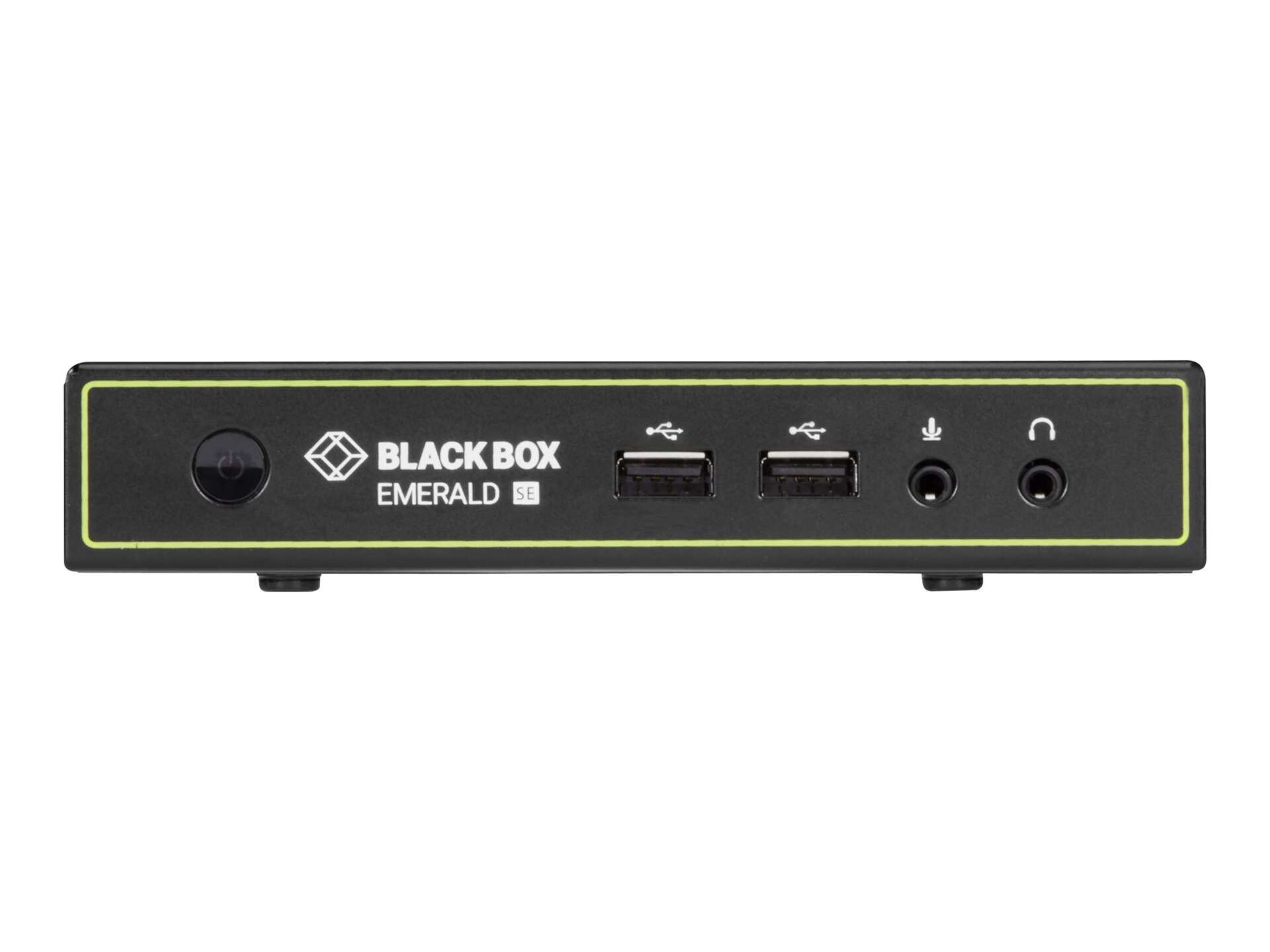 Black Box Emerald SE DVI KVM-over-IP Extender Receiver - KVM / audio / serial / USB extender - TAA Compliant